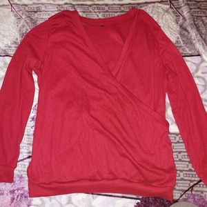 Wmns Large soft Thermal, long sleeve crossbody shirt